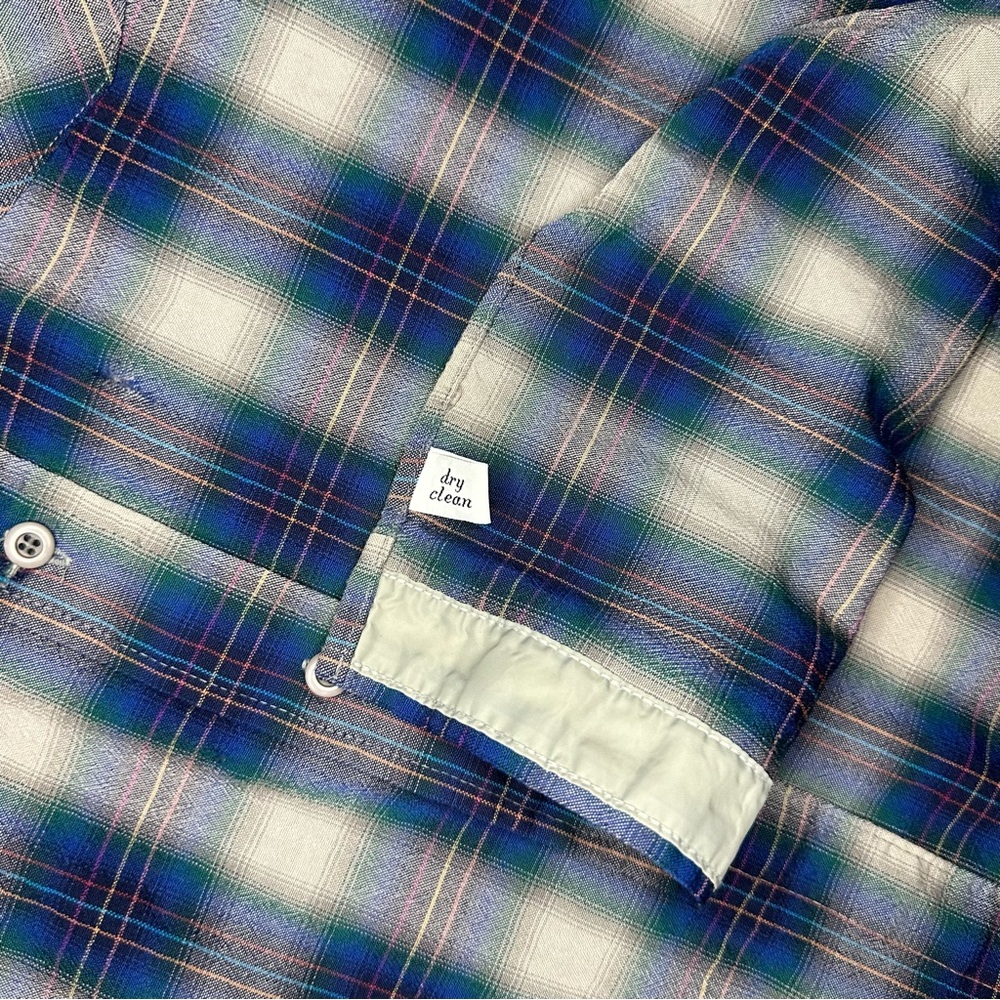 Pendleton Flannel Shirt Made in USA 100% Virgin Wool Size Large - Picture 5 of 11